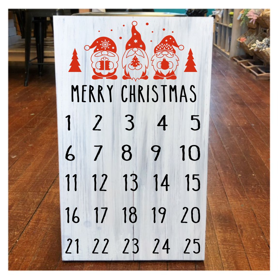 CHRISTMAS SQUARE FRAMED SIGNS & COUNTDOWNS WORKSHOP