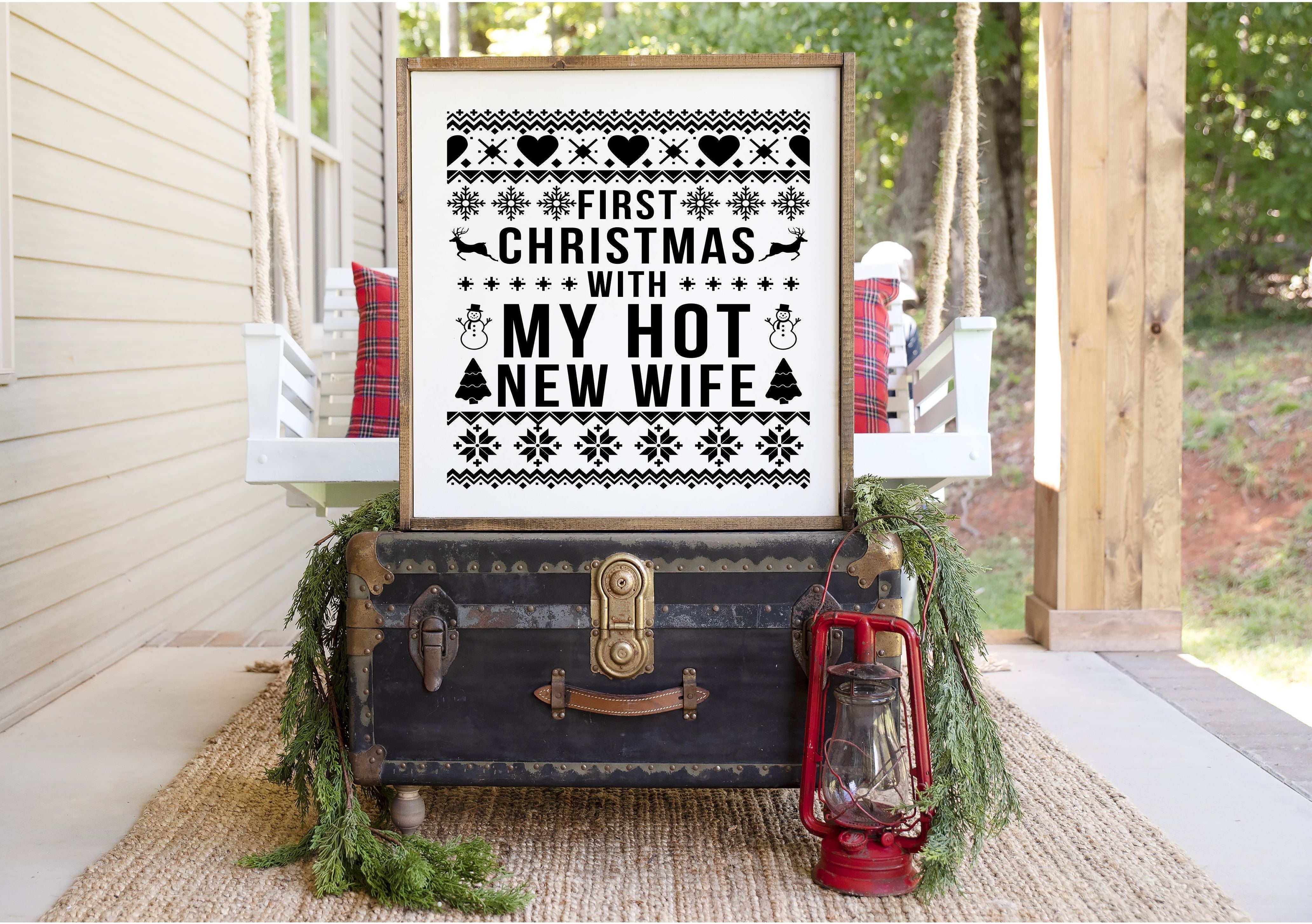 CHRISTMAS SQUARE FRAMED SIGNS & COUNTDOWNS