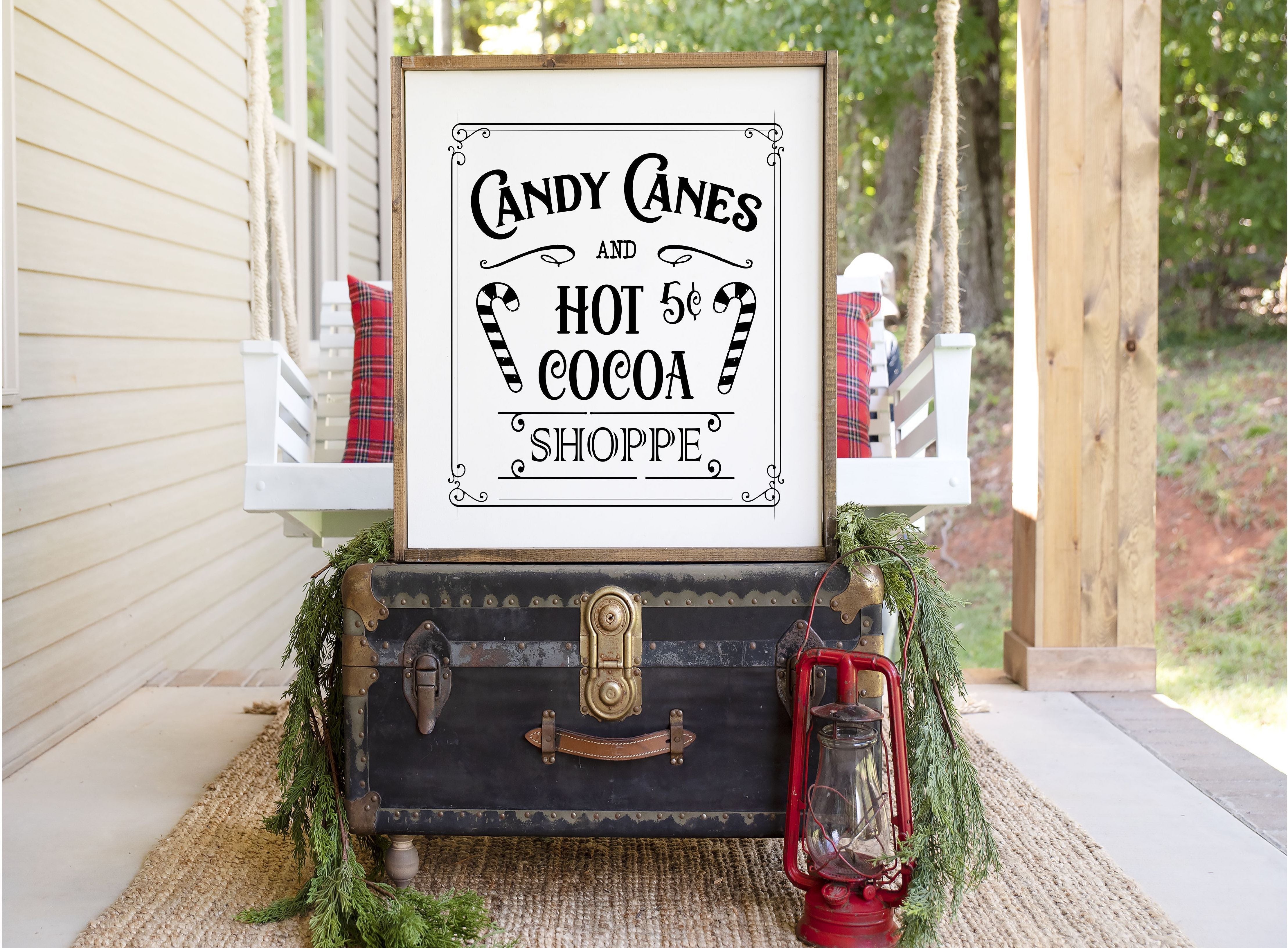 CHRISTMAS SQUARE FRAMED SIGNS & COUNTDOWNS